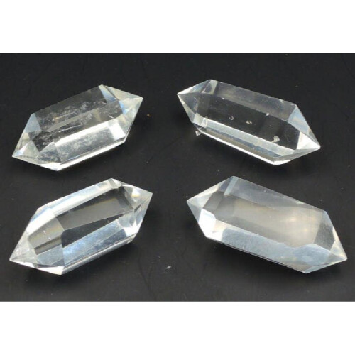 Clear Quartz Crystal Point Hexagonal Column Polished Healing Wand Approx 48*20 mm