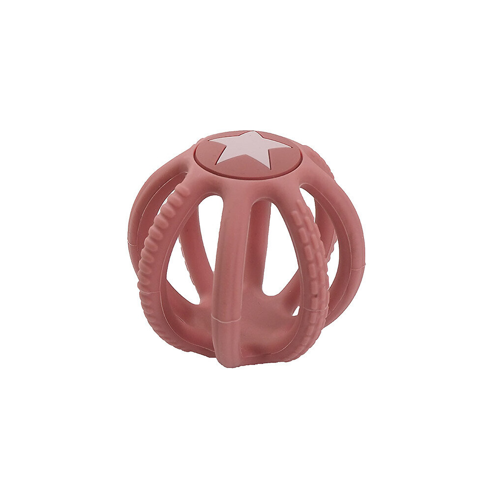 Chenkai 5Pcs Bpa Silicone Ball 3D Stereo Teethers Sensory Chewing Pacifier Diy Baby Necklace Pendant Teething Chewing Toys Multicoloured