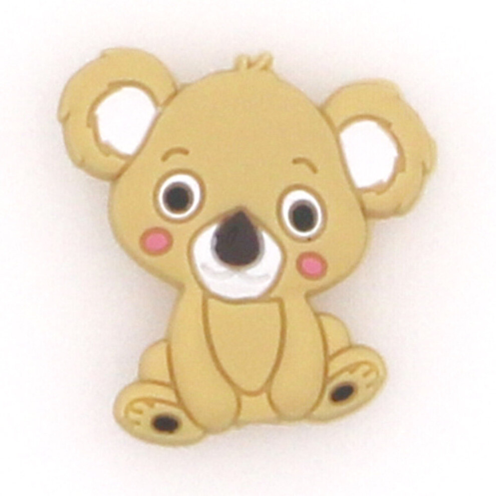 50/100/200pcs Koala Silicone Beads Rodents Baby Teether Food Silicone Pearls Pacifier Pendant Baby Products