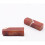 2pcs/lot 75x21mm Natural smooth Candy stripe Agate Seal Rectangle shape stones 2