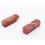 2pcs/lot 75x21mm Natural smooth Candy stripe Agate Seal Rectangle shape stones 4