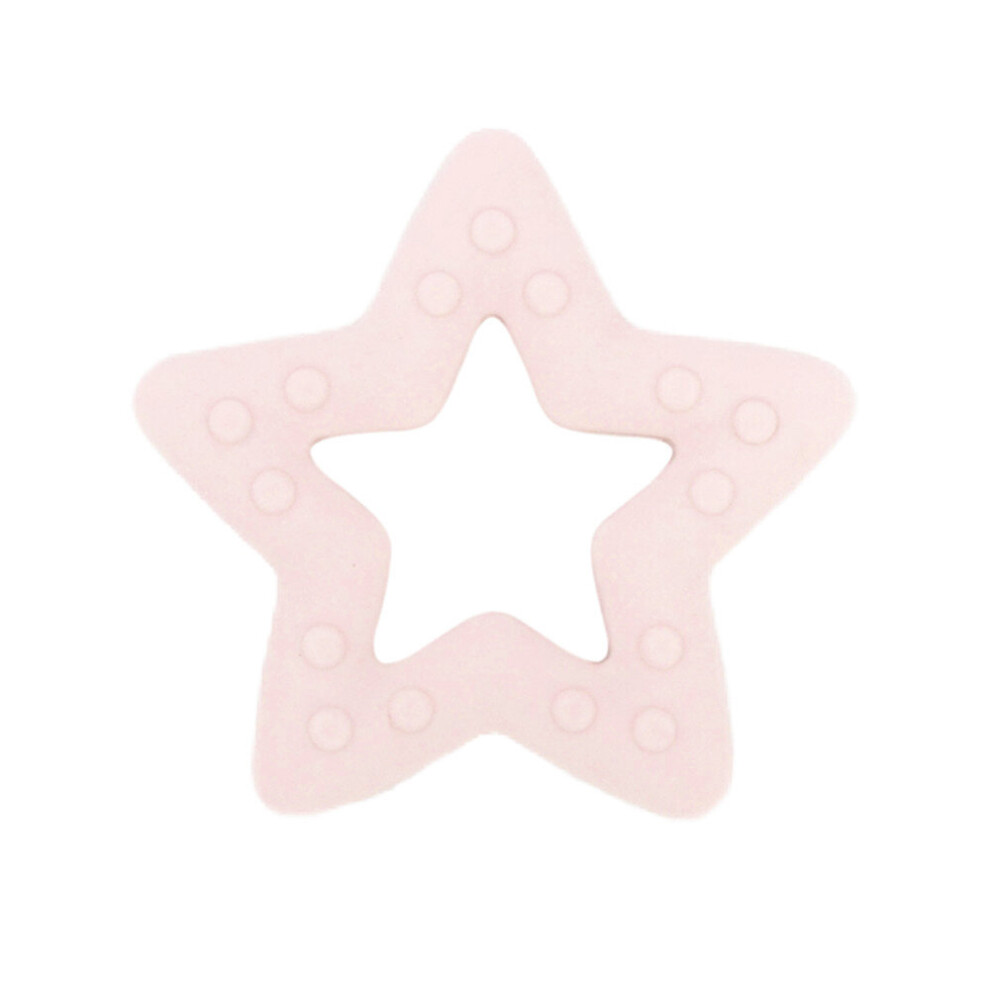 Chenkai 10Pcs Silicone Star Teether Bpa Diy Baby Chewing Pendant Nursing Sensory Teething Pacifier Dummy Jewelry Animal Toy Multicoloured