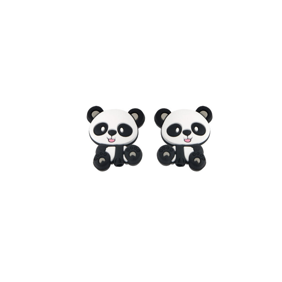 Kovict 50/100/200pcs Silicone Panda Mini Koala bead Baby Silicone Teether Food Rodents DIY Baby Teething Toys