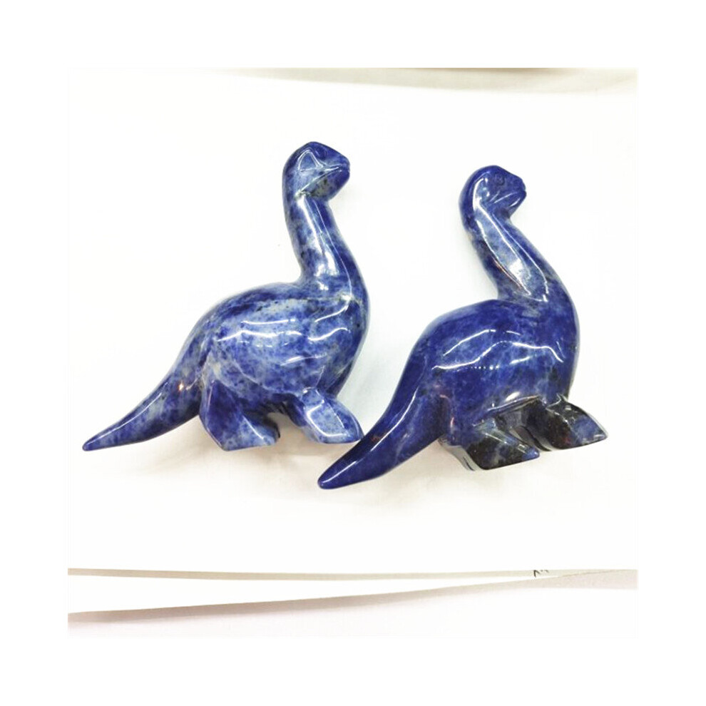 1PC Gemstone Display Items Dinosaur Shape NO Hole 68X25MM Nature Stone Materials Green Aventurine Unakite Sodalite Agate Faster-image-OPC-PBRRQKF-NEW