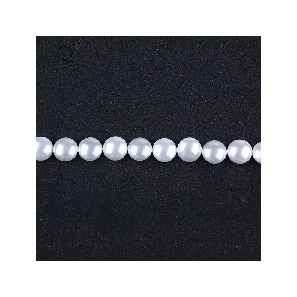 Natural Round South Sea Shell Beads for Jewelry Making-image-OPC-PBRRR7N-NEW