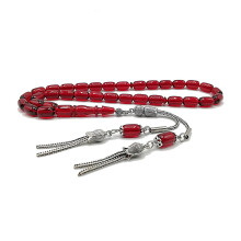 7*11 mm Cherry Muslim Amber Rosary Bakelite Tasbih Misbaha Subha Tesbih Islamic Express