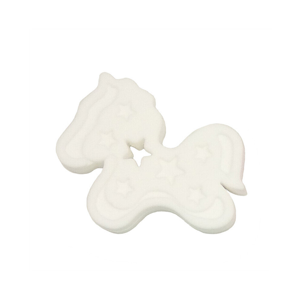 Chenkai 10PCS BPA Silicone Horse Teether Beads Baby Pacifier Dummy Teething Pendant Nursing DIY Sensory Hobbyhorse Toy