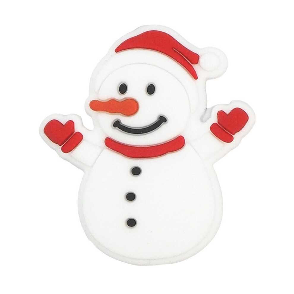 Chenkai 50PCS Santa Claus Silicone Beads BPA Christmas Snowman Reindeer Ginger Beads Teething Baby DIY Sensory Chewing Toy