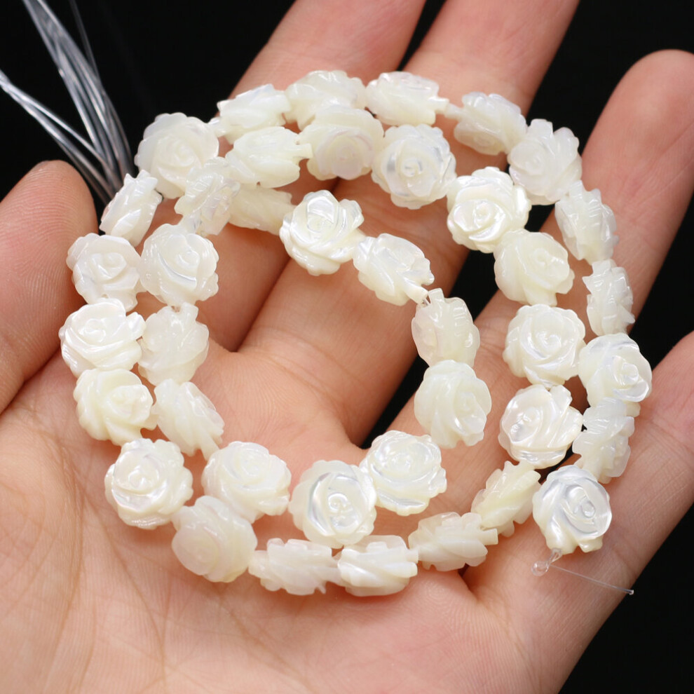 Natural Seawater Shell Flower Beads The Mother Of Pear Isolation Bead For Jewelry Making DIY Necklace Bracelet Earring Accessory-image-OPC-PBRRSB9-NEW