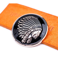 10X BLING SILVER SOUTHEAST INDIAN HEAD LEATHERCRAFT SADDLE TACK BELT CONCHOS SCREWBACK