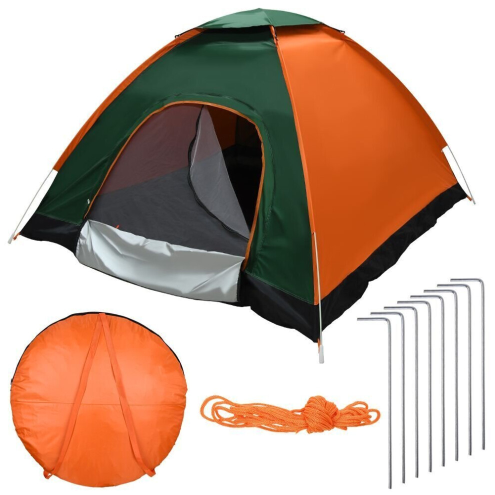 3-4 Person Man Family Tent Instant Pop Up Tent Outdoor Camping Hiking