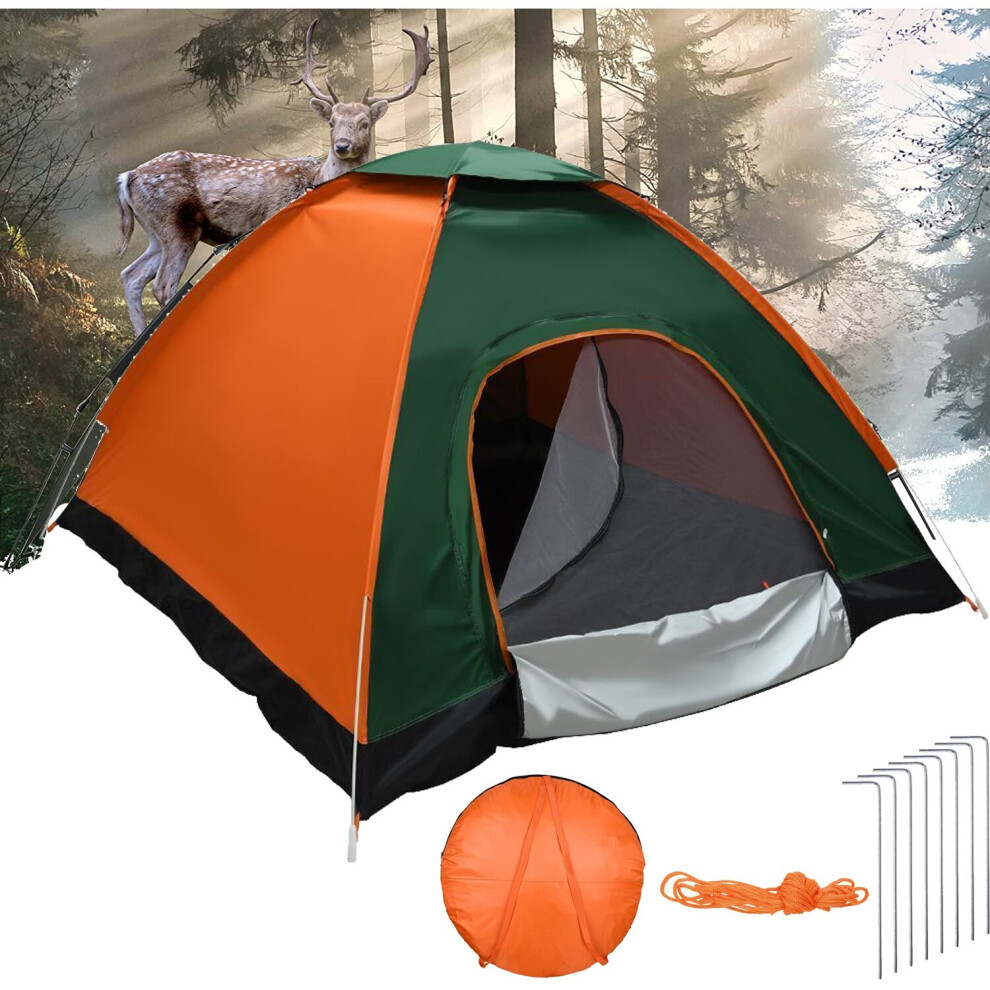 3-4 Man Person Pop Up Tent Family Camping Outdoor Instant Tent Hiking