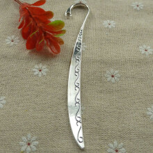 30 pieces tibetan silver nice bookmarks 123x8mm #1095