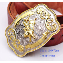 100*72mm Men's Texas Bull Ride Rodeo Animal Long Huge Rodeo Cowboy Cowgirl Western Shine Leather Belt Buckle fit 40 mm strap