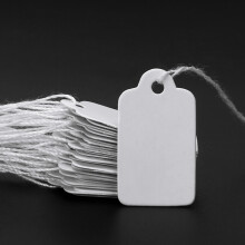 500pcs String Tie Jewelry Merchandise Tags High Jewelry Blank Label Display Packaging Supplies