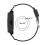 (Black) Silicone Watch Strap for Fitbit Charge 5/4/3/3SE 7