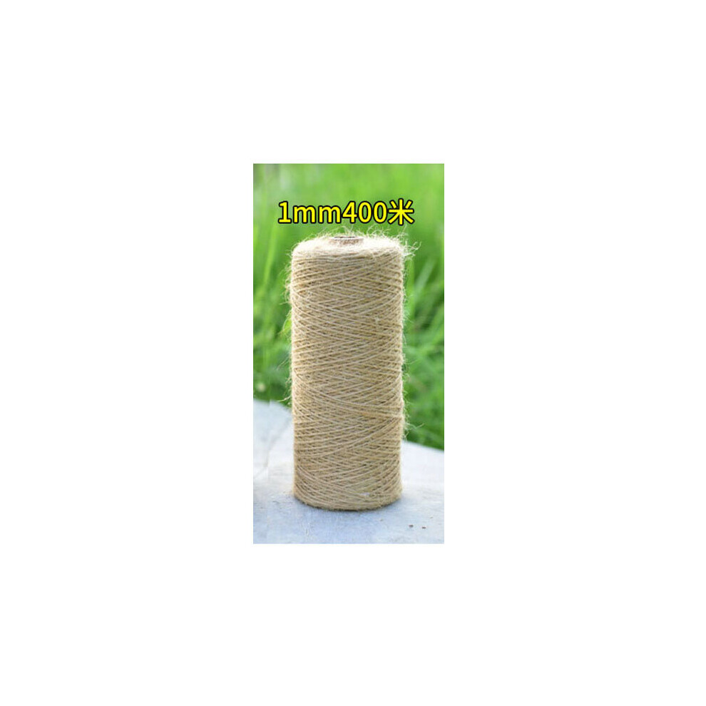 Natural Jute Twine Burlap Hessian String Hemp Rope Party Wedding Gift Wrapping Cord Thread Diy Scrapbooking Florists Craft Decor 885486687583