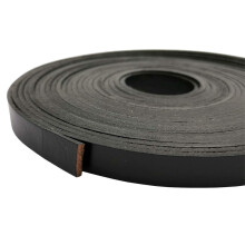 Aaazee 10mm Coated Cow Hide Strip Flat Leather Band for DIY Jewelry