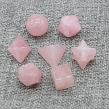 7Pcs Natural Stone Loose Beads Irregular Rose Quartz Whiskey Beer Red Wine Keep Your Drink Cold Long