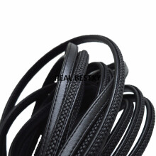 2m/lot approx: 8*5mm Braid Leather Strip strap cords Necklace Bracelet DIY jewellery leather cords diy jewelry