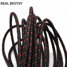 1m/lot 6mm napa leather cord, leather cord for leather bracelet cord red and leather