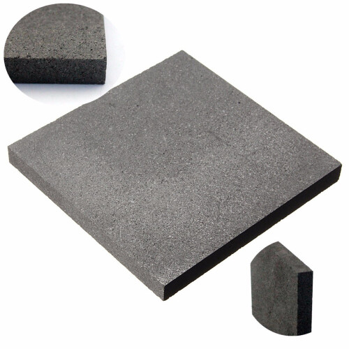 100x100x10mm High Purity 99.9% Graphite Block Electrode Rectangle Plate Blank Sheet 2