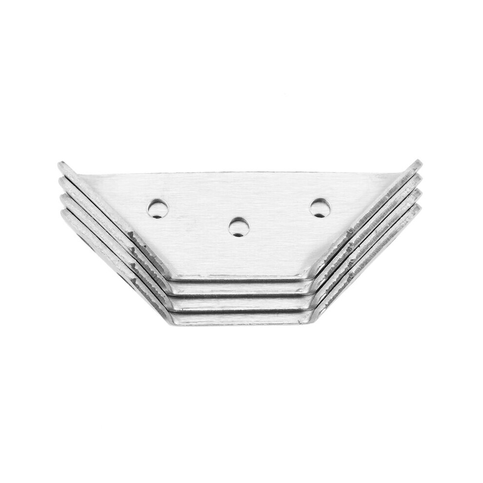 20Pcs Multifunctional Stainless Steel Angle Code Right Angle Fixed Bracket Furniture Wood Board Angle Accessories 885486700435