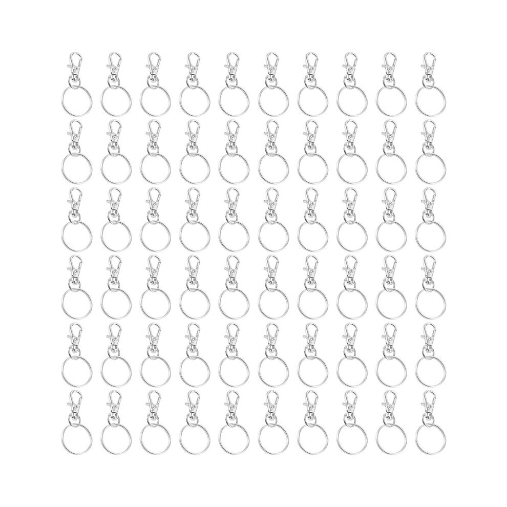 120 Rotating Snap Hooks With Key Ring, Metal Lobster Claw Clasp, Key Ring 885486698671