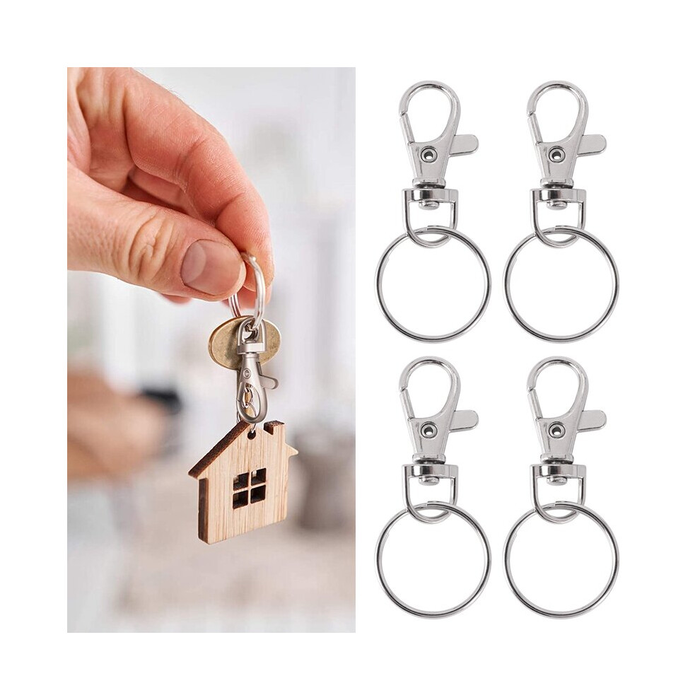 120 Rotating Snap Hooks With Key Ring, Metal Lobster Claw Clasp, Key Ring 885486701272