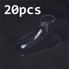 20Pcs Clear Plastic Baby Feet Display Baby Booties Shoes Socks Showcase Feet Display Half Boots Shoes Transparent PVC About