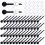 200pcs Plastic Ball Earring Posts Studs Ear Piercing Retainers with 200pcs Clear Silicone Earring Backs for Sensitive Ears 1