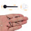 200pcs Plastic Ball Earring Posts Studs Ear Piercing Retainers with 200pcs Clear Silicone Earring Backs for Sensitive Ears 3