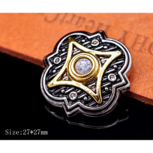 6pcs 27mm Silver Two-tone Engraved Turquoise Concho For Leathercraft Purse Belt Saddle Headstall Bridle Decor