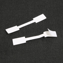 100 Pieces Blank Tag Square Round Heads Paper Labels Sticker For Ring Necklace Bracelet Jewelry Display Retail Store