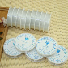 10Roll Clear Nylon Beading Elastic Stretch Beading Wire Cord Thread Jewelry Bracelet Findings 0.4-1mm