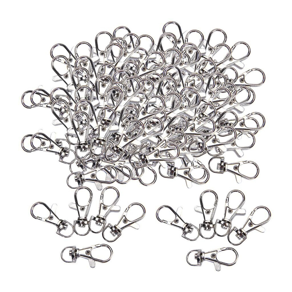200X Lobster Clasps Keychain Swivel Clips Snap Hooks Bag Key Clasps 885486703092