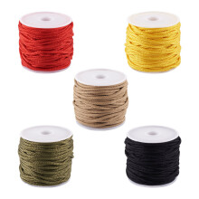 10m/Roll 2mm Nylon Cord Thread Chinese Knot Macrame Cord Bracelet Braided Beading Braided String for Jewelry DIY Making