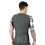 (X-Large) SCRAMBLE BAKA SHORT SLEEVE RASH GUARD - KHAKI 3