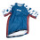 (X-Large) SCRAMBLE BAKA SHORT SLEEVE RASH GUARD - BLUE 4