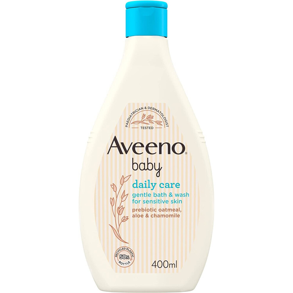 AVEENO Baby Daily Care Gentle Bath & Wash 400 ml (Pack of 1), Packaging May Vary