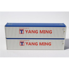 Jacksonville Terminal JTC402005 N 40 ft. Canvas & Open-Top Magnetic Containers, Yang Ming - Gray