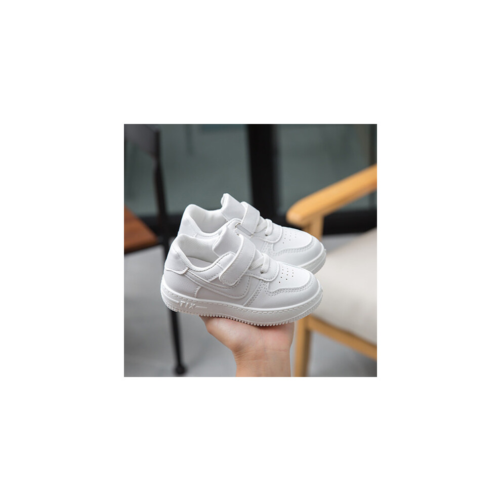 (#2 White, UK 6 Infants) Girls Boys Running Trainers Lightweight School Sports Shoes Kids Sneakers Size