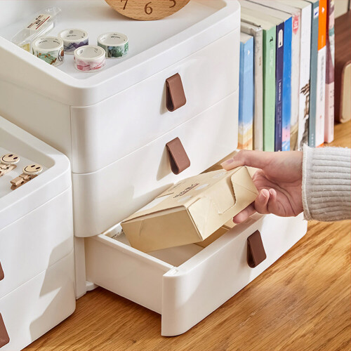 Living And Home (3-Tier) Desktop Plastic Drawer Storage Organizer 2