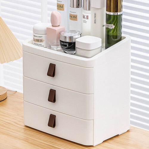 Living And Home (3-Tier) Desktop Plastic Drawer Storage Organizer
