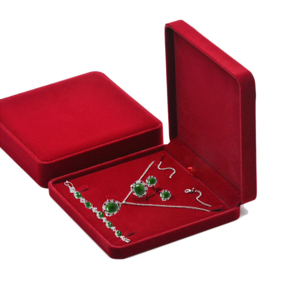 Velvet Jewelry Set Box for Bracelet Necklace Ring Earrings Container Trinket Box Organizador Gift Display Tray-image-OPC-PBRSNXH-NEW
