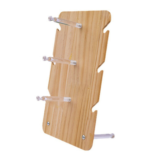 Table Top Spectecles Rack 3 Layers Wood Sunglass Rack Storage Show Stand Home Organization ...