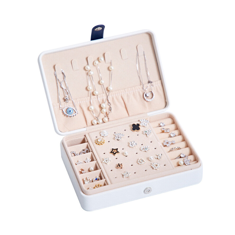 Jewelry Organizer Box Earrings Rings Necklace Travel Display Holder Women Girls Storage Case Gift-image-OPC-PBRSQZY-NEW