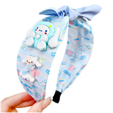 (Cinnamoroll) Sanrio Kuromi Melody Cinnamoroll Cartoon Wide Hairhoop Girl Hair Accessory Gifts