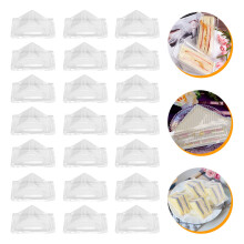 Doos Cake Slice Sandwich Boxes Duidelijke Driehoek Container taart enkele wegwerp houder Transparante Cupcake verpakking taarten