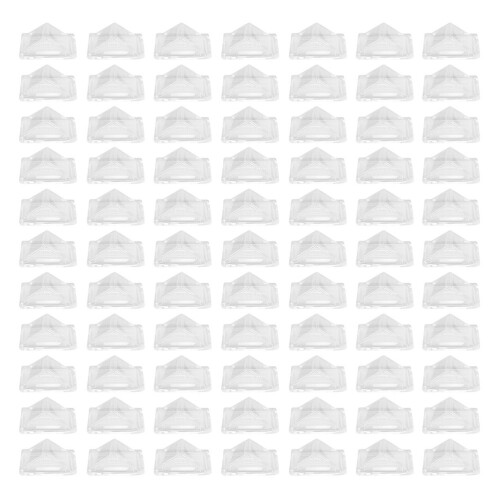 Box Cake Slice Sandwich Boxes Clear Triangle Container Pie Single Disposable Holder Transparent Cupcake Packaging Pies 1